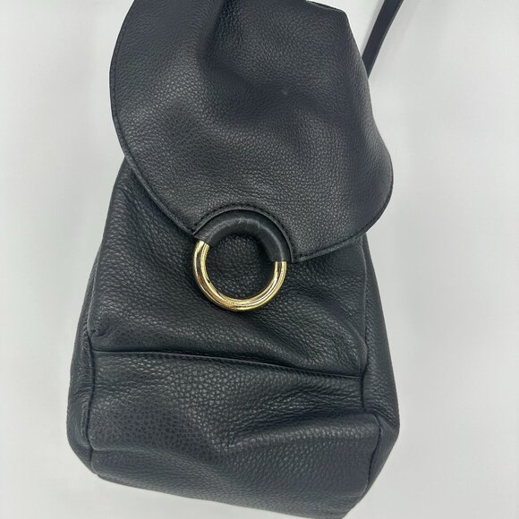 Vince Camuto 100% Leather Black Adina Convertible Backpack EUC main image 5